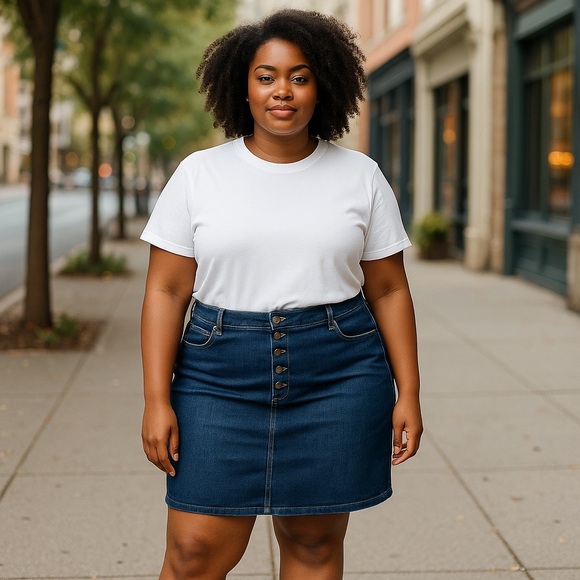 Lane Bryant Dresses & Skirts - Lane Bryant Denim Skirt size 22‎